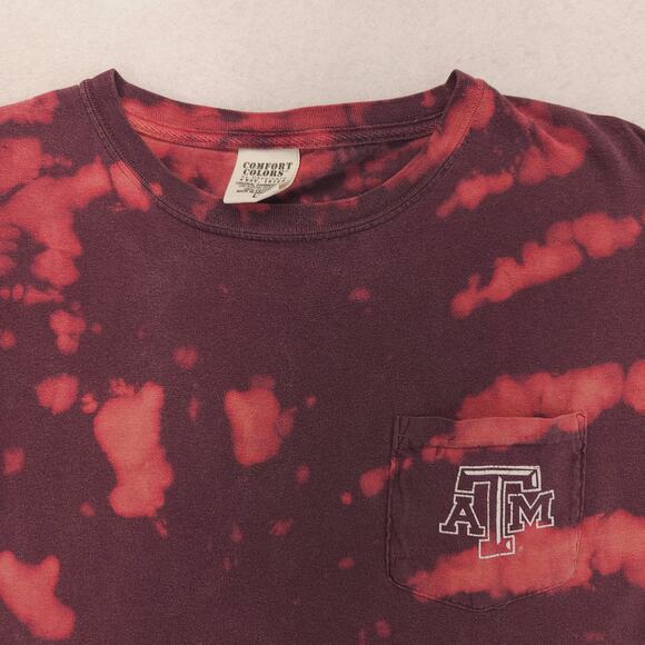 Texas A&M Golf University College Crew Neck T Shirt Mens Size L Maroon - Picture 1 of 10